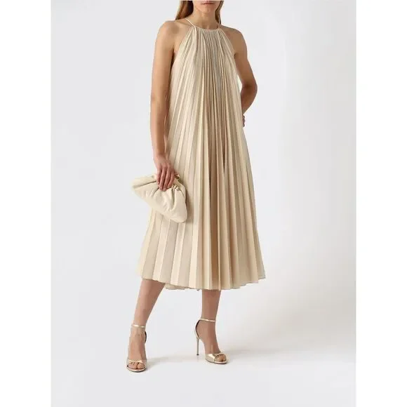 Liviana Conti Dress Woman Ecru - Picture 2 of 3